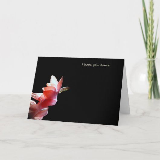 Ik hoop dat je dans kaart (Voorkant)