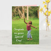 Ik hoop dat je danst... kaart (Gele Bloem)