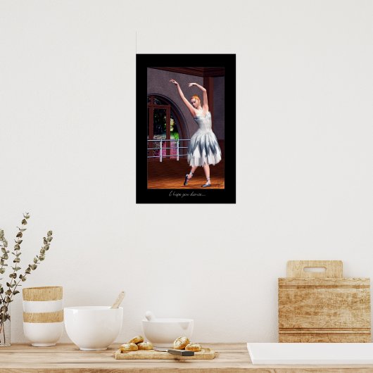 Ik hoop dat je danst... poster (Keuken)