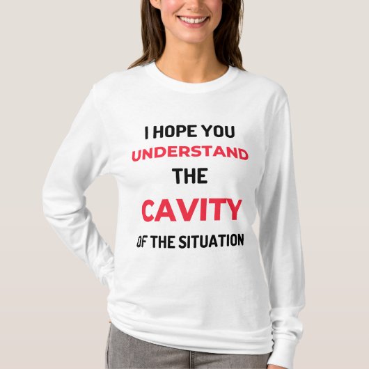 Ik hoop dat je de holte 2 begrijpt t-shirt (Voorkant)