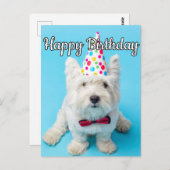 Ik hoop dat je een fijne verjaardag hebt briefkaart (Voorkant / Achterkant)