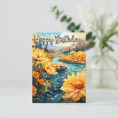 Ik hoop dat je een fijne verjaardag hebt briefkaart (Staand voorkant)