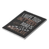 Ik hoop dat je enige rockweg chocolade is notitieblok (Linkerzijde)