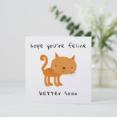 Ik hoop dat je Feline Beter Binnenkort Schattige C (Staand voorkant)