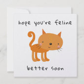 Ik hoop dat je Feline Beter Binnenkort Schattige C (Voorkant)