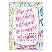 Ik hoop dat je geboortedag verslapt en mooi is. (Voorkant)