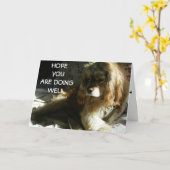 "IK HOOP DAT JE HET GOED DOET" KAART (Gele Bloem)