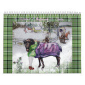Ik hoop dat je houdt van winter paard kalender (Hoes)
