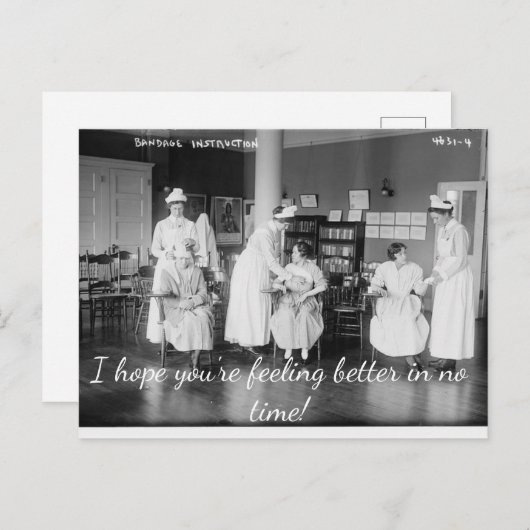 Ik hoop dat je je beter voelt in een Briefkaart vo (Voorkant / Achterkant)