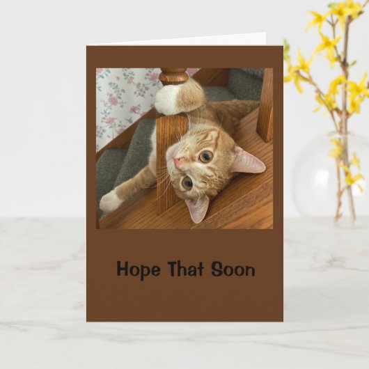 Ik hoop dat je je goed Spint. Kaart (Gele Bloem)