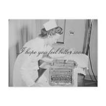 Ik hoop dat je je snel beter voelt Briefkaart