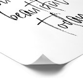 Ik hoop dat je je vandaag mooi voelt poster (Hoek)