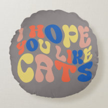 Ik hoop dat je katten leuk vindt Retro stijl