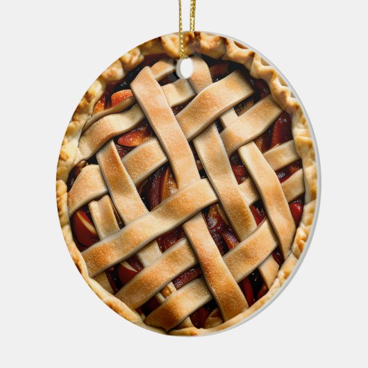 Ik hoop dat je kerst peachy is keramisch ornament (Links)