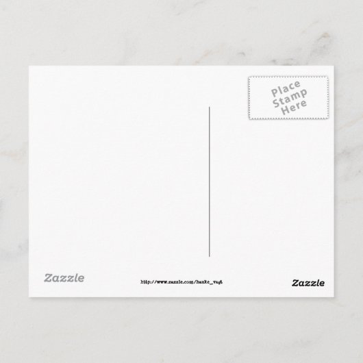 Ik hoop dat je me niet vergeten bent. briefkaart (Achterkant)