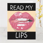 IK HOOP DAT JE MIJN LIPS-WENSKAART VOOR HEM LEZT KAART (Gele Bloem)