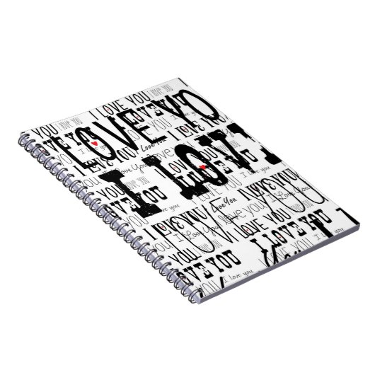 IK HOOP DAT JE Notitieboek Hart Valentijn Journal (Rechterzijde)