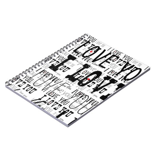 IK HOOP DAT JE Notitieboek Hart Valentijn Journal  (Linkerzijde)