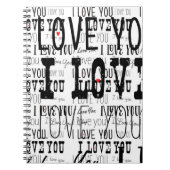 IK HOOP DAT JE Notitieboek Hart Valentijn Journal  (Voorkant)