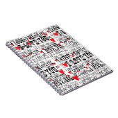 IK HOOP DAT JE Notitieboek Hart Valentijn Journal  (Rechterzijde)