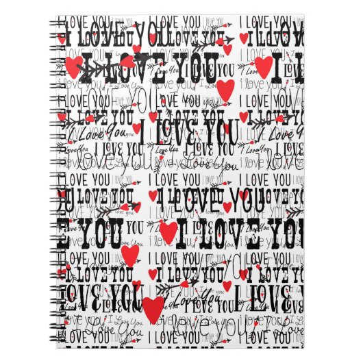 IK HOOP DAT JE Notitieboek Hart Valentijn Journal  (Voorkant)