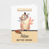 Ik hoop dat je snel beter bent kaart (Voorkant)