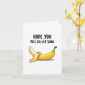 Ik hoop dat je snel beter pelt kaart (Gele Bloem)