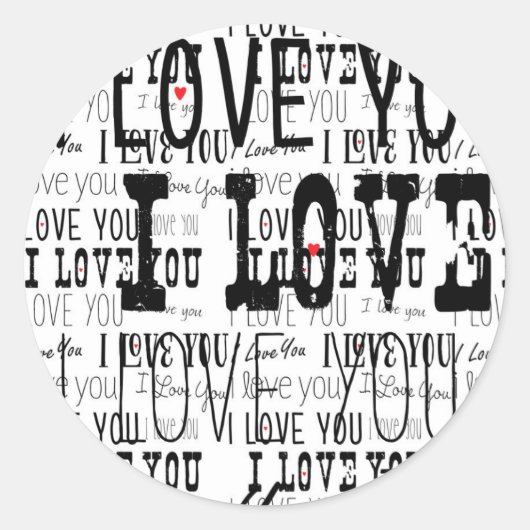 IK HOOP DAT JE Valentijnse aangepaste Stickers Scr (Voorkant)