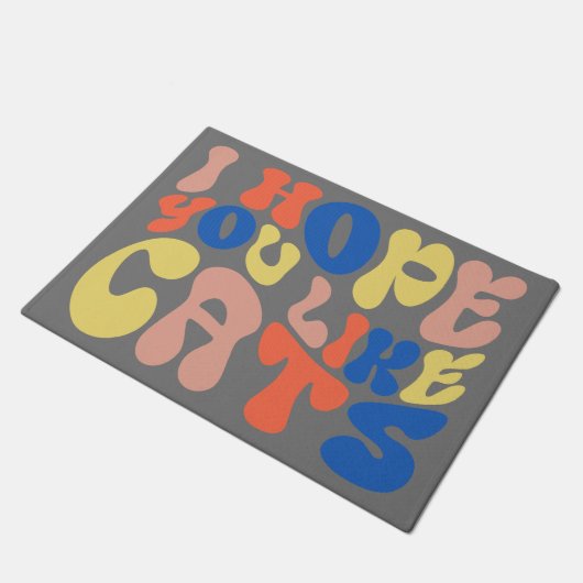 Ik hoop dat je van de katrolstijl houdt deurmat (Schuin)