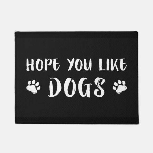 Ik hoop dat je van Honden houdt Deurmat (Voorkant)