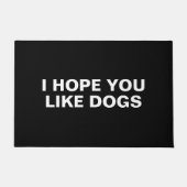 Ik hoop dat je van Honden houdt Deurmat (Voorkant)