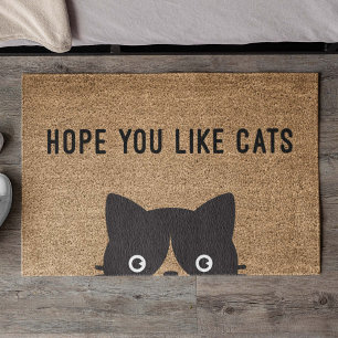 Ik hoop dat je van katten houdt deurmat