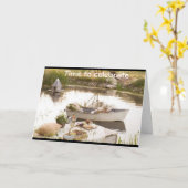 IK HOOP DAT JE VERJAARDAG EEN PLEZIERIGE PICKNICK KAART (Gele Bloem)