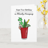 Ik hoop dat je verjaardag geweldig is kaart (Gele Bloem)