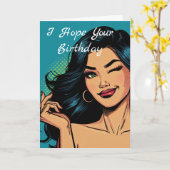 Ik hoop dat je verjaardag net zo geweldig is als i kaart (Gele Bloem)