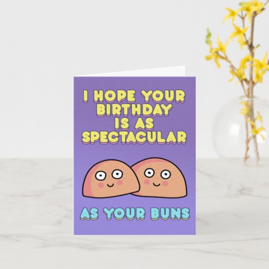 Ik hoop dat je verjaardag net zo spectaculair is a kaart (Gele Bloem)