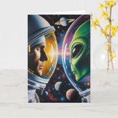 Ik hoop dat je verjaardag uit deze wereld is kaart (Gele Bloem)