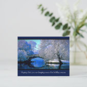 Ik hoop dat je warm blijft ... briefkaart (Staand voorkant)