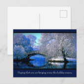 Ik hoop dat je warm blijft ... briefkaart (Voorkant / Achterkant)