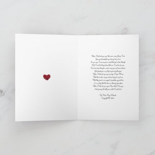 Ik hoop dat je weet hoe bijzonder je... kaart (Binnen)