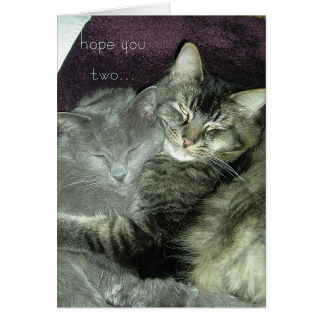 Ik hoop dat jullie twee...Blijf genieten van je mo (Voorkant)