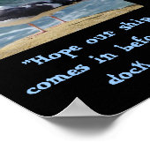 "Ik hoop dat ons schip binnenkomt..." Poster (Hoek)
