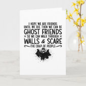 Ik hoop dat we vrienden zijn van Hunter Paranormal Kaart (Gele Bloem)