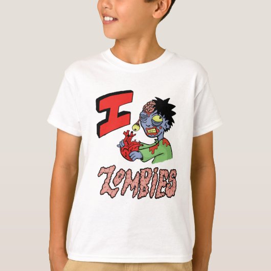 IK HOOP DAT ZOMBIE AFGELEID IS 3 T-SHIRT (Voorkant)