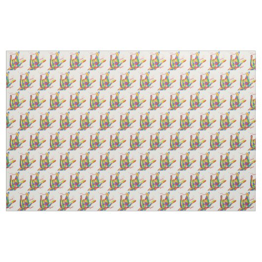 IK HOOP ECHT VAN JE IN ASL STOF (Yard (91,4 cm))