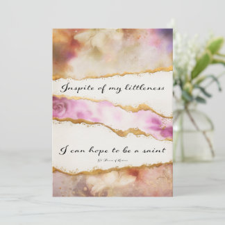 Ik hoop een heilige te worden