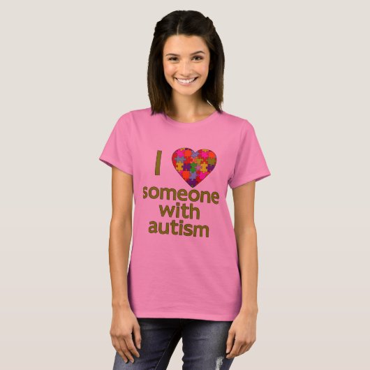 IK HOOP IEMAND MET AUTISME T-SHIRT (Voorkant volledig)