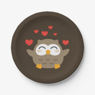 Ik hoop je illustratie papieren bordje