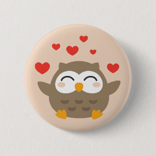 Ik hoop je illustratie ronde button 5,7 cm