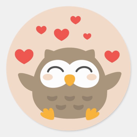 Ik hoop je illustratie ronde sticker (Voorkant)